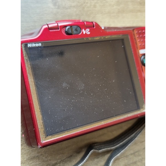 Nikon Coolpix L620 Red Digital Camera with SD Card READ - Picture 14 of 16